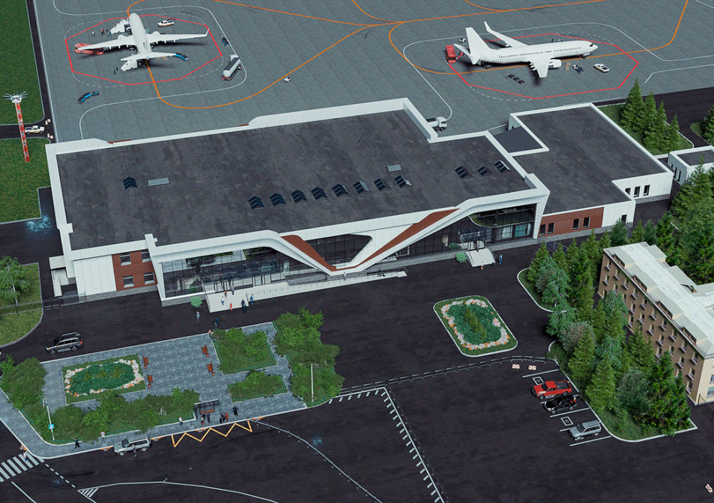План аэропорта после реставрации